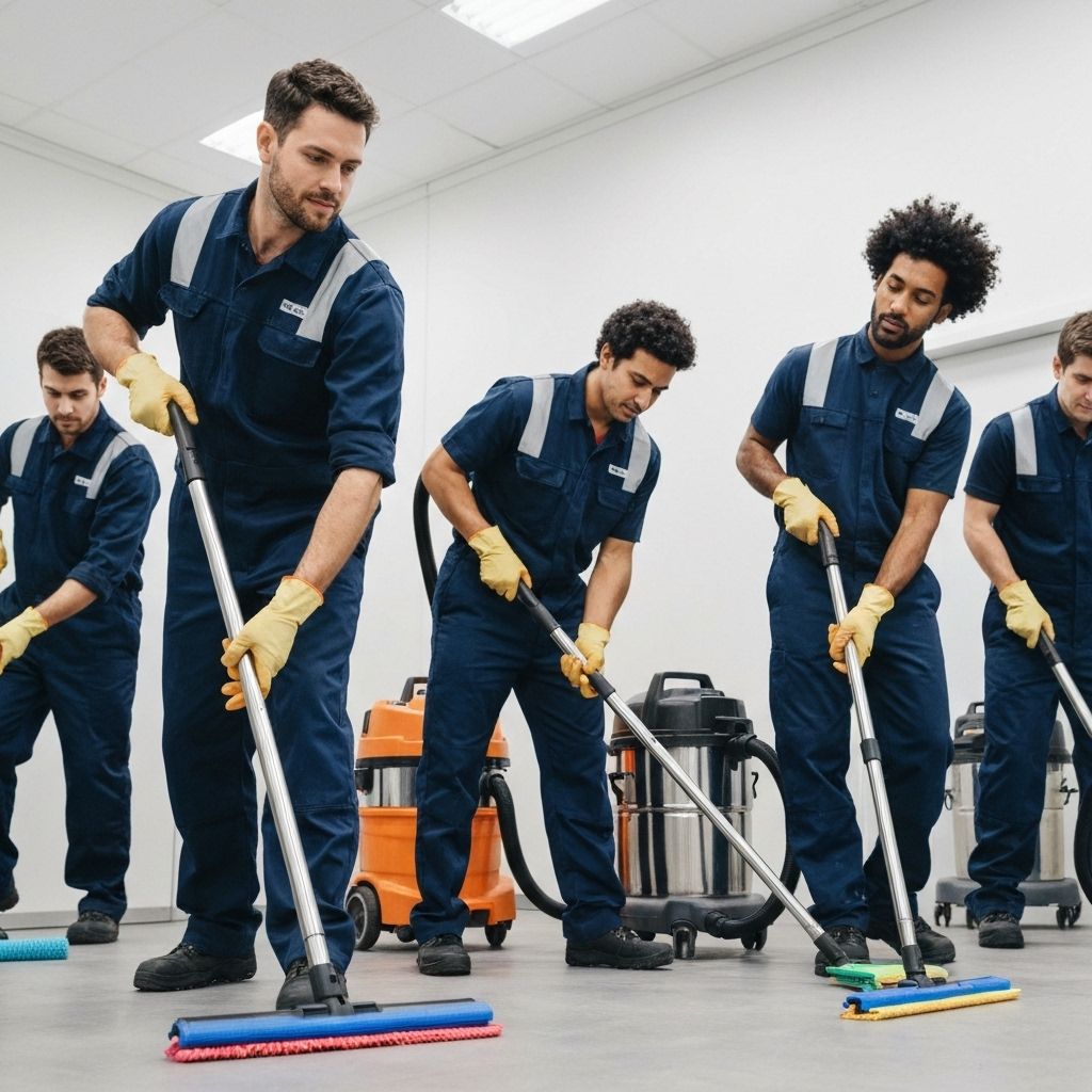 Professional NIER Services cleaning team